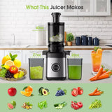 Exprimidores de frutas y verduras enteras