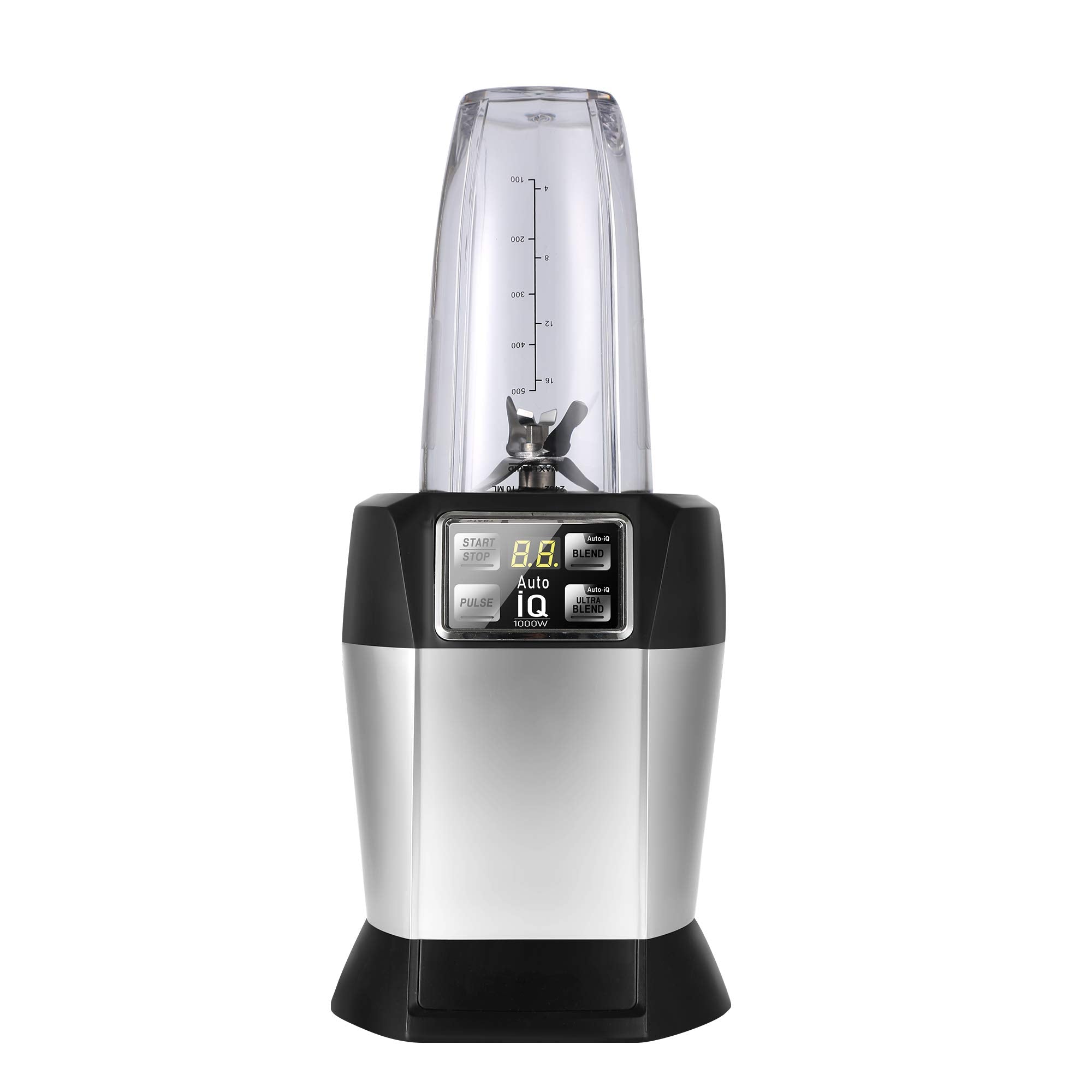 Repuestos para licuadoras Ninja, vasos de 24 oz con tapas para llevar, cuchilla extractora de 7 aletas, compatibles con las licuadoras Nutri Ninja Auto iQ BL2012, BN801, BL480-30, BL640-30, BL642-30 y NN100-30.