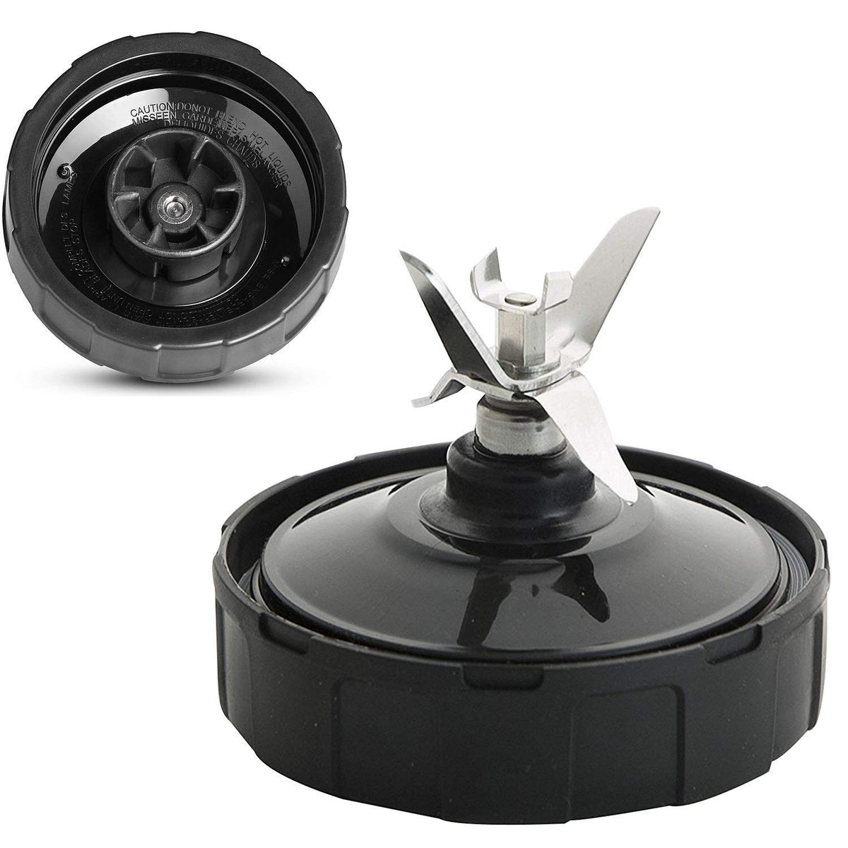 Repuestos para licuadora Ninja - Cuchilla inferior de 6 aletas para licuadoras Nutri Ninja Auto iQ BL480, BL480D, BL482 y BL456 (solo aletas hembra) (1 paquete)